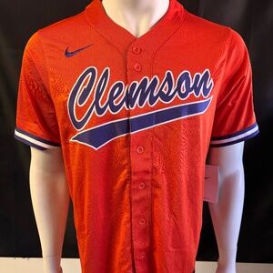 New mens medium authentic Nike Clemson Tigers baseball jersey